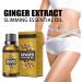 Organic Herbal Massage Oil for Belly & Thigh Fat | Ginger-Infused Abdominal Slimming Oil - Buy Online on GoSupps.com