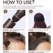Poudre capillaire - Traitement contre la chute des cheveux - Couvre rapidement la racine des cheveux - Imperm able et r sistant la transpiration - Pour cheveux clairsem s - Brun fonc marron fonc  - Buy Online on GoSupps.com