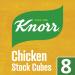 Knorr Chicken Stock Cubes gluten-free to add a rich chicken flavour to your dishes 8x 10 g