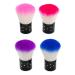 AUEAR 4 Pack Multicolor Nail Powder Brush Nail Dust Brushes Nail Art Cleaner Brush Nail Art Cleaning Tools for Women and Girls 4 Pack Style A