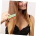FOMIYES Peigne D m lant Dents Larges Taille Moyenne En Ac tate Vert Clair Pour Femmes Et Hommes Antistatique Cheveux Lisses Usage Quotidien Soin Du Cuir Chevelu - Buy Online on GoSupps.com