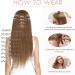 Clip in Hair Extensions Real Remy Human Remy Hair Extension Double Weft 10"- 110g #27 Dark Blonde 8 Pieces for Full Head 10 Inch #27 Dark Blonde - Buy Online on GoSupps.com