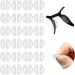 Air Bag Nosepads Adhesive Eyeglass Nose Pads Anti-Slip Nose Pads Comfortable Air Chamber Nose Pads 3.5 mm/ 0.4 inch Thickness for Full Frame Eyeglasses Sunglasses (12 Pairs)