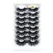 8 Pairs False Eyelashes 25mm Waterproof Eyelash Extension False Eyelashes for Makeup Eye Makeup