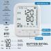 Automatic Upper Arm Blood Pressure Monitor with Backlit Display - 2 * 99 Memory - Home BP Machine with Storage Bag (White) - Buy Online on GoSupps.com