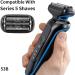 Darohz 53B for Braun Series 5 Electric Shaver Replacement Head - Compatible With Series 5 and Series 6 shavers 5018s 5049s 5050cs 6020s 6075cc 6072cc etc by Models(2pcs) - Buy Online on GoSupps.com