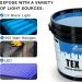 Ecotex Tex-Blue Screen Printing Emulsion - 32oz Quart | Pre-Sensitized Photo Emulsion for Silk Screens and Fabric | Pure Photopolymer Screen Printing Supplies - Buy Online on GoSupps.com