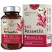 Bio Astaxanthin 12 mg i vegan i 60 capsules in glass I Natural antioxidant from haematococcus pluvialis microalge i optimized bioavailability with olive oil i depot capsules i high doses without additives
