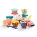 Babymoov Babybols Multiset baby food storage containers weaning pots - 3 x 120 ml 3 x 180 ml 6 x 250 ml and 3x Soft Spoons