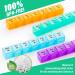 28-Day Tablet Box - Weekly Vitamin & Medication Organizer with 7 Compartments for Dietary Supplements | Colorful 4-Week Pill Storage Solution - Buy Online on GoSupps.com
