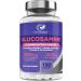 High Strength Glucosamine & Chondroitin Capsules with MSM - 180 Capsules with Vitamin C, Rosehip, Turmeric, Curcumin & Marine Collagen | UK Made by Natures Zest - Buy Online on GoSupps.com