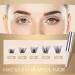 Larbois 45 Cluster Individual False Eyelashes Kit - DIY Natural Reusable Russian Lashes with Clear Glue - 10-16mm - Buy Online on GoSupps.com