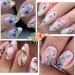 Buy 12 Sheets Flower Nail Art Stickers | Colorful 3D Floral Nail Decals & Butterfly Designs - Fast International Shipping - Buy Online on GoSupps.com