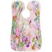 Lovely Butterfly Flowers Beard Bib Apron - Non-Stick Waterproof Hair Catcher for Men | Perfect Grooming Gift with Suction Cups - Buy Online on GoSupps.com