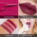 3Pcs Dark Purple Rose Red Mauve Matte Velvet Lipstick Set | Long-Lasting, Waterproof & Smudge-Proof | 24-Hour Wear | Lip Stain Makeup Set for Women - Buy Online on GoSupps.com