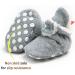 TMEOG Baby Booties Slippers | Infant Boots for Boys Girls | Winter Sock Crib Shoes | 6-12 Months | Light Grey Furry - Buy Online on GoSupps.com