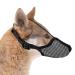 Breathable Mesh Dog Muzzle Anti Barking & Biting Chewing Dog Mouth Guard with Reflective Strap Adjustable Soft Basket Muzzle for Small Medium Large Dog (L)