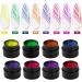  LuukUP 8 Colors Spider Gel - Luminous Spider Nail UV Gel Polish - Nail Art Gel Painting Designs - Neon Line Fluorescent Effect Manicure Halloween Dance Party - Buy Online on GoSupps.com