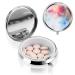 Sibba Portable Pill Dose of Medicine Pillenetui Multifunctional Moisture-resistant travel pills for handbag pocket metal medicine pills organizer box vitamins fish oil (starry clareters) starry sky color single frame