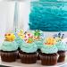 48pcs Beach Ball Shape Cupcake Toppers - Summer Hawaii Cupcake Toppers - Buy Online on GoSupps.com