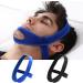 Anti-Snoring Jaw Strap | Adjustable Chin Support for Men & Women | Breathable Black & Blue Snoring Solution - Buy Online on GoSupps.com