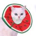 Supet Rewrise Cat adjustable hencerace cat collar restoring collar collar Cone after surgery and injuries (watermelon s) s (neck: 14-23cm) watermelon