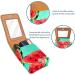 Leather Lipstick Case with Mirror | Mini Lip Gloss Organizer & Watermelon Design - Buy Online on GoSupps.com