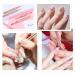 5pcs Double-Ended Acrylic Nail Art Brushes Set - Rose Gold Nail Tools for DIY Manicure & Salon Quality 3D Nail Art Decorations - Buy Online on GoSupps.com