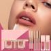 Coffret de Gloss L vres | Set de Liner Tint Maquillage L vres Nourrissant Kit 6 Pi ces Produits Beaut pour Filles et Femmes Quotidien F te Voyage Vacances - Buy Online on GoSupps.com