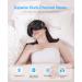 MUSICOZY Eye Massager with Heat & Vibration | Bluetooth Music Relaxation Mask for Migraines & Eye Strain | Best Gift for Women (Black - Buy Online on GoSupps.com