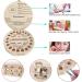 Wooden Milk Tooth Box - Store Baby Teeth Safely | Eco-Friendly Tooth Keepsake - Buy Online on GoSupps.com