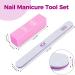 Capularsh 16Pack Professional Manicure Tools Kit - Nail Files & Buffers for Acrylic Dip Nails - 10pcs 100/180 Grit Double Sided Files & 6pcs Four Sided 120 Grit Buffers - Buy Online on GoSupps.com