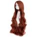 MapofBeauty 32 Fashion Long Curly Ginger Orange Anime Wig with Side Bangs - Perfect Cosplay Accessory - Buy Online on GoSupps.com