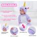 Doladola Baby Rompers Animal Hooded Onesie Toddler Jumpsuit 12-18 Months - Purple Unicorn - Buy Online on GoSupps.com