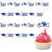 Vigcebit Graduation Cupcake Toppers 2023 | Graduation Cupcake Toppers | Class of 2023 Graduation Cupcake Toppers Diploma Grad Caps Cake Toppers Picks for Graduation Blue - Buy Online on GoSupps.com
