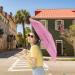 LANBRELLA Umbrella Windproof Travel Umbrella Compact Folding Reverse Umbrella E1.4 Pink 46 INCH - Buy Online on GoSupps.com