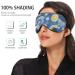 Haskirky Light Blocking Eye Mask - Adjustable for Men and Women - Ideal for Travel, Yoga, Meditation, Office - Deep Sleep and Comfort - Van Gogh Wave Design - Buy Online on GoSupps.com