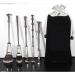 10Pcs Wizard Makeup Brushes Set with Theme Bag - Silver Handle Metal Wands for Anime Cosmetic - Portable Gift for Women - Buy Online on GoSupps.com