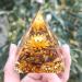 Orgonite Crystal Pyramid Crystals Tiger's Eye Reiki Orgonite Gemstones Protection Crystals Energy Gain Generator for Yoga Meditation Indoor Handmade Decor for Lencyh - Buy Online on GoSupps.com
