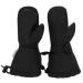 JAN & JUL Waterproof Stay-on Winter Snow and Ski Mittens Fleece-Lined for Baby Toddler Girls and Boys With Thumb: Black L: 6-8Y (with thumb)
