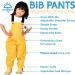 JAN & JUL Cozy-Dry Waterproof Bib Overalls Snow Pants for Kids 3-4T - Black - Buy Online on GoSupps.com