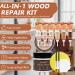 Wood Furniture Repair Kit - 6 Color Filler & Polish Wax for Scratches Cracks & Stains | Restore Hardwood Laminate Tables & More - Buy Online on GoSupps.com