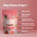 Ori Gin 100% Natural Vegan Protein Powder - 25g Plant-Based Protein Easy to Digest Strawberry Flavor European Pea & Pumpkin Seed 830g - International Shipping Available - Buy Online on GoSupps.com