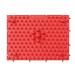 YOBEYI 2PCS Foot Massage Mat Acupressure Mat Foot Reflexology Walking Toe Plate Massage Pad Bathroom Mat Yoga Mat Anti-Slip Mat Outdoor Game Punishment Mat (Red)