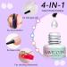 SAVILAND 4-in-1 Gel X Nail Glue - 2 PCS 15 ML Super Strong Brush On Nail Glue for Acrylic & False Nails UV & LED Lamp Required - Perfect for Lasting Manicures - Buy Online on GoSupps.com