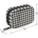 Classic Houndstooth Travel Pill Organizer - 7 Day Pill Box Holder for Vitamins & Medicine | Large Daily Organizer for Family & Travel  - Buy Online on GoSupps.com