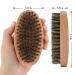 Personalized Beard Brush for Men | Engraved Wild Boar Bristles & Solid Wood | Tame & Soften Your Beard Hair - Buy Online on GoSupps.com