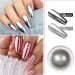 6 Color Chrome Powder for Nails Gold Silver Pink Chrome Nail Power Iridescent Metallic Mirror Nail Powders for Nail Art DIY Accessories - Buy Online on GoSupps.com