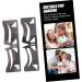 Anneome Stainless 2pcs Clear Ruler Eyebrow Guide Stencil Brow Makeup Supplies Measuring Tool Eyebrow Shape Metal Stainless Steel - Buy Online on GoSupps.com
