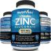 Nutrivein Zinc Gluconate 100mg - 120 Capsules - Immunity Defense & Antioxidant - Healthy Skin & Acne Defense - Essential Absorption - Buy Online on GoSupps.com